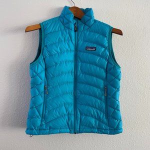 Blue Women's Patagonia Down Sweater Vest, Size Small